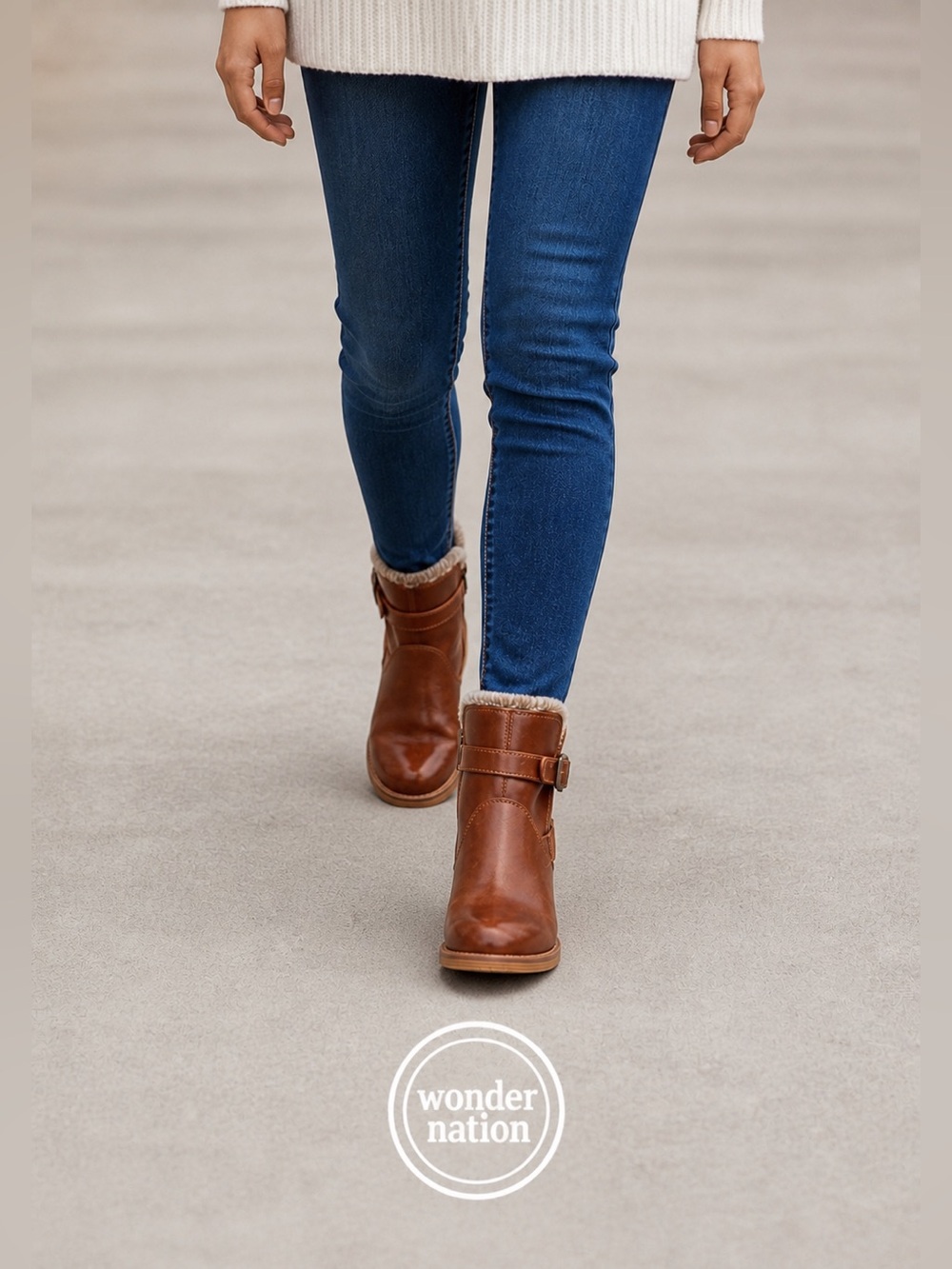 Wonder Nation Brown Kids Boots
